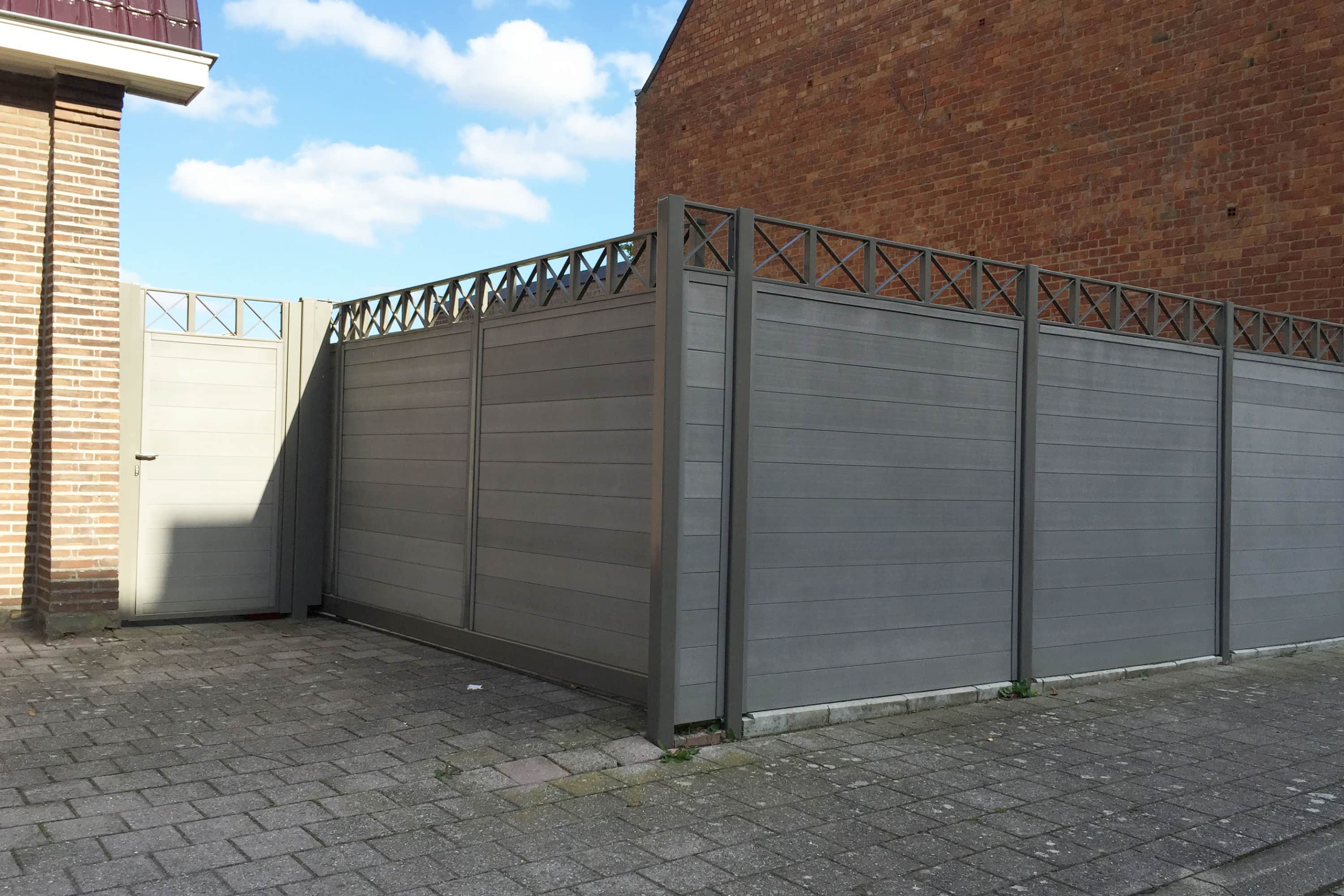 cloture jardin aluminium prix